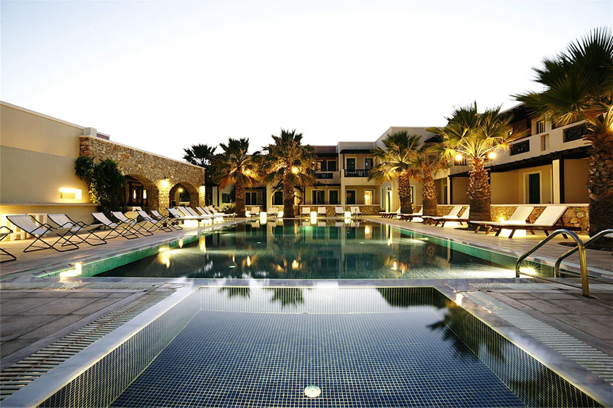 Rose Bay Hotel Kamari  Bagian luar foto