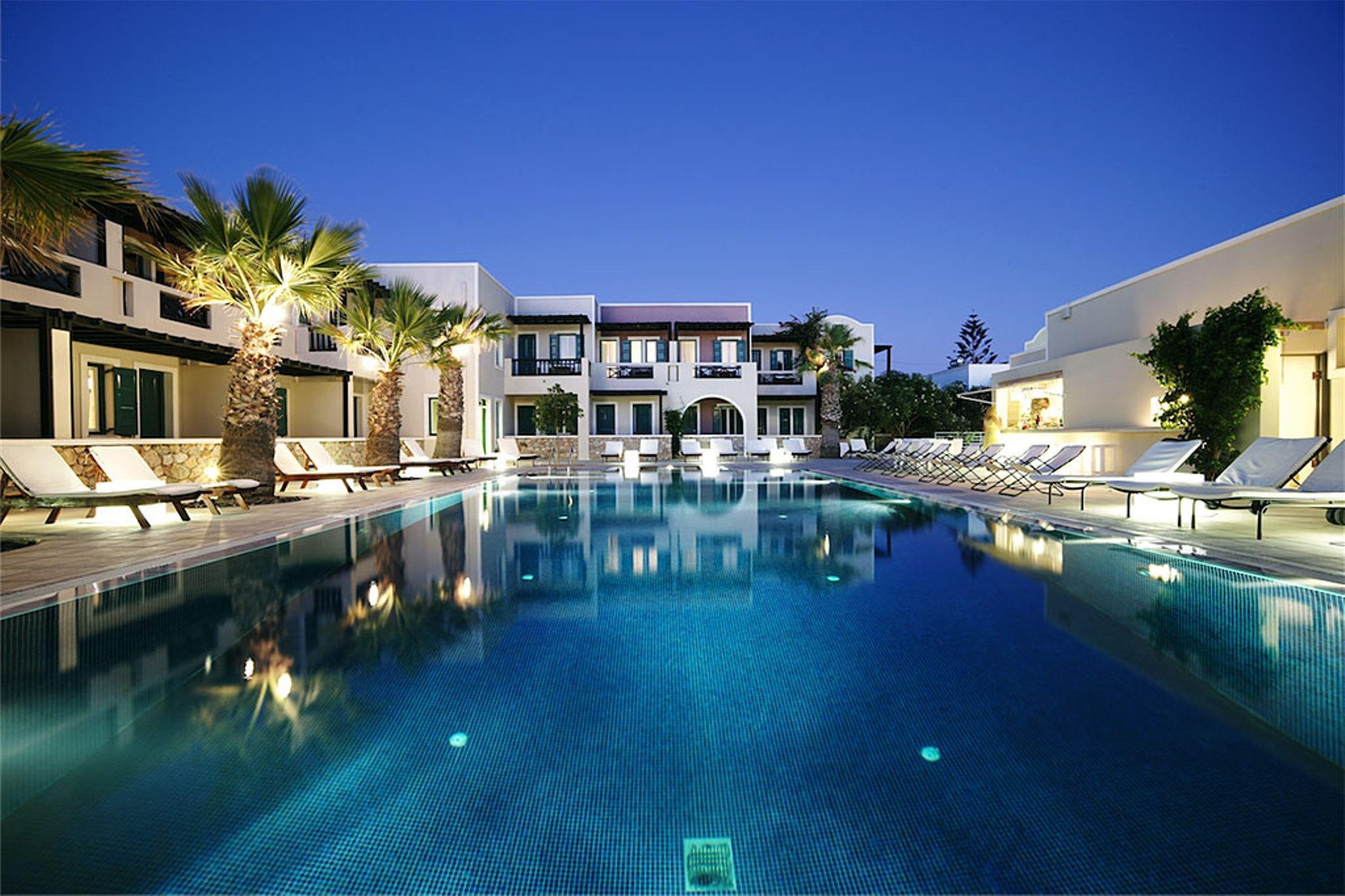 Rose Bay Hotel Kamari  Bagian luar foto