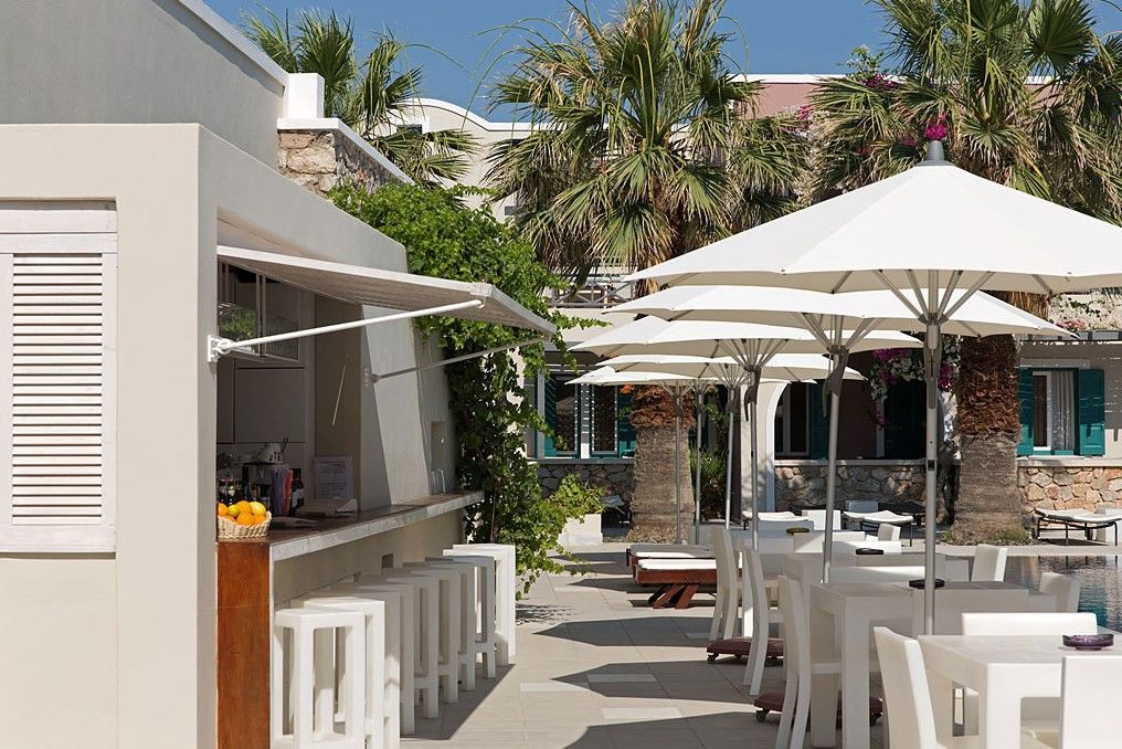 Rose Bay Hotel Kamari  Bagian luar foto